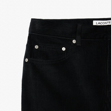  Erkek Straight Fit Casual Siyah Pantolon