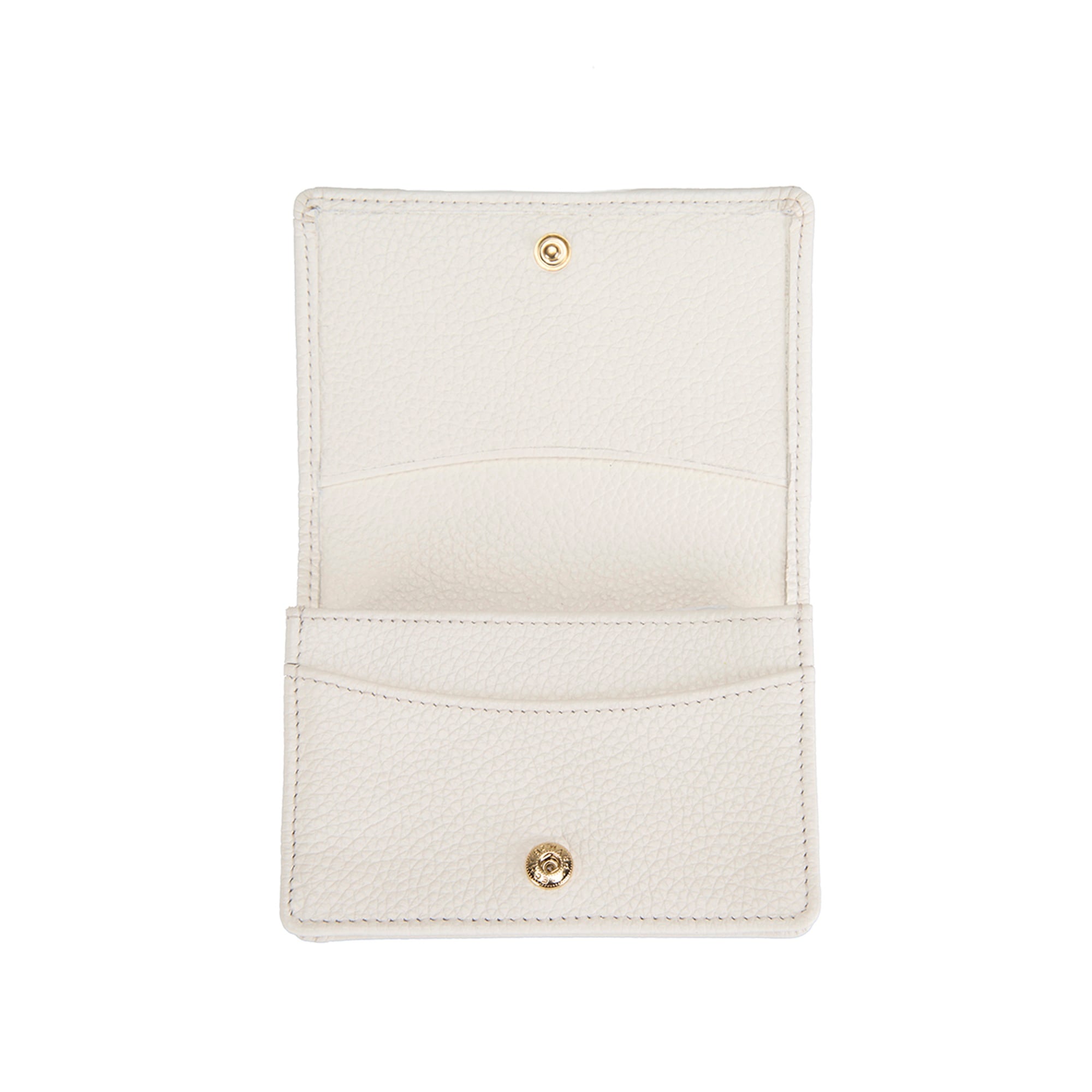 Jeffrey Beyaz Kadın Deri Kartlık