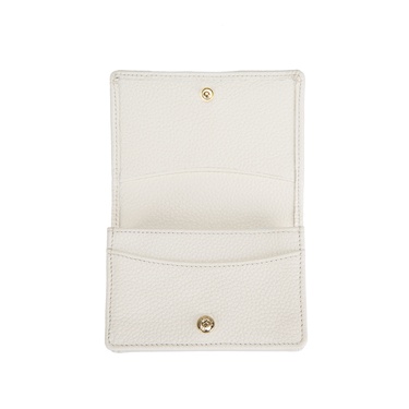  Jeffrey Beyaz Kadın Deri Kartlık