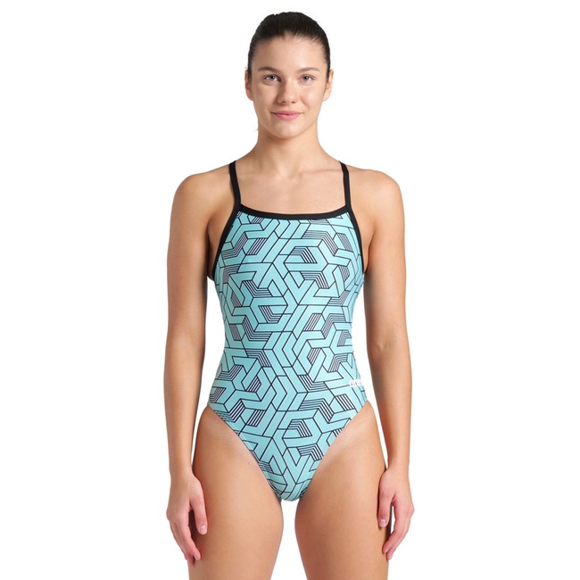  Escape Swimsuit Challenge Kadın Mavi Yüzücü Mayo 007739580