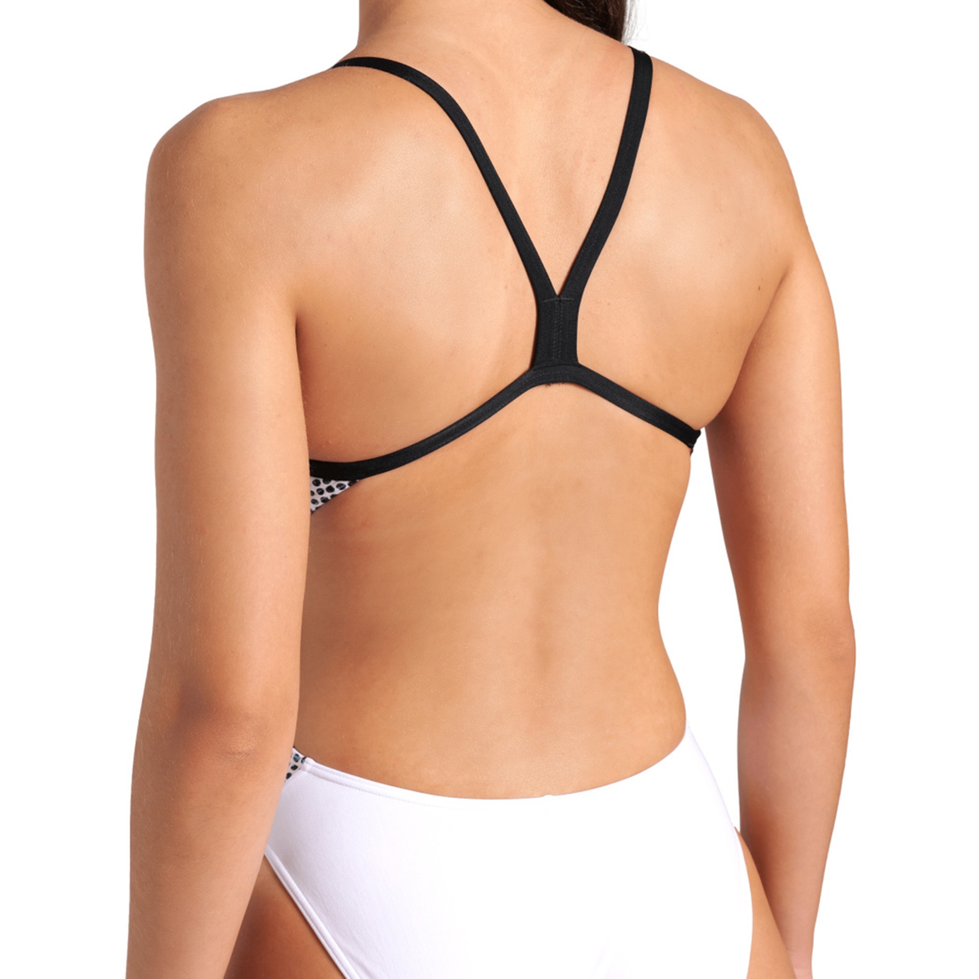 Airbrush Swimsuit Challenge Back Kadın Siyah Yüzücü Mayosu 007912510