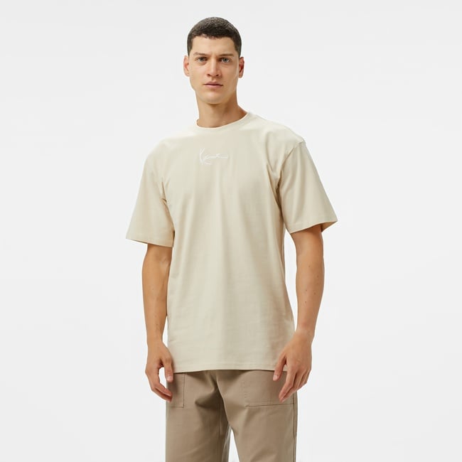  Karl Kani Small Signature Essential Erkek Krem T-Shirt