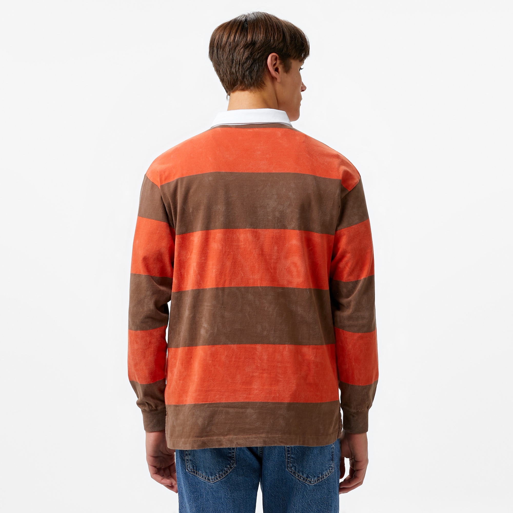 Karl Kani Og Sport Rugby Erkek Kahverengi Polo