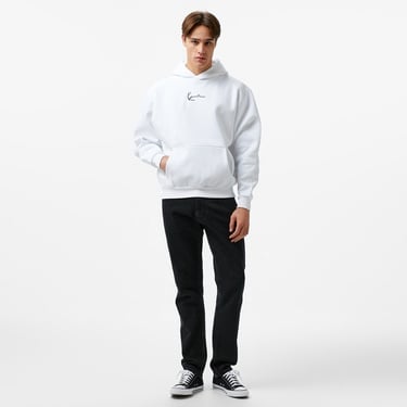  Karl Kani Small Signature Essential Os Erkek Beyaz Sweatshirt