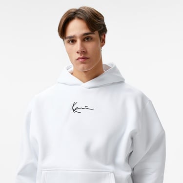  Karl Kani Small Signature Essential Os Erkek Beyaz Sweatshirt