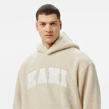  Karl Kani Street Academy Teddy Krem Erkek Hoodie