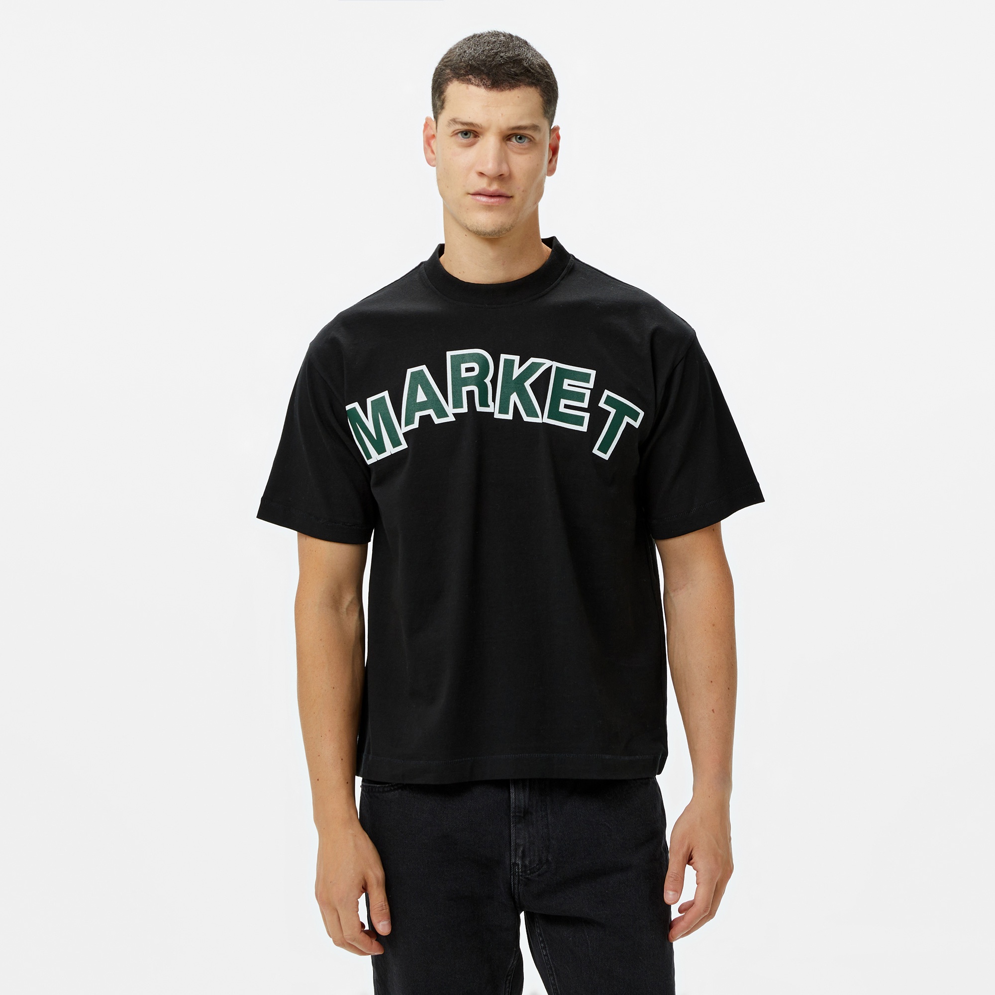 Market Expansion Pack Erkek Siyah T-Shirt