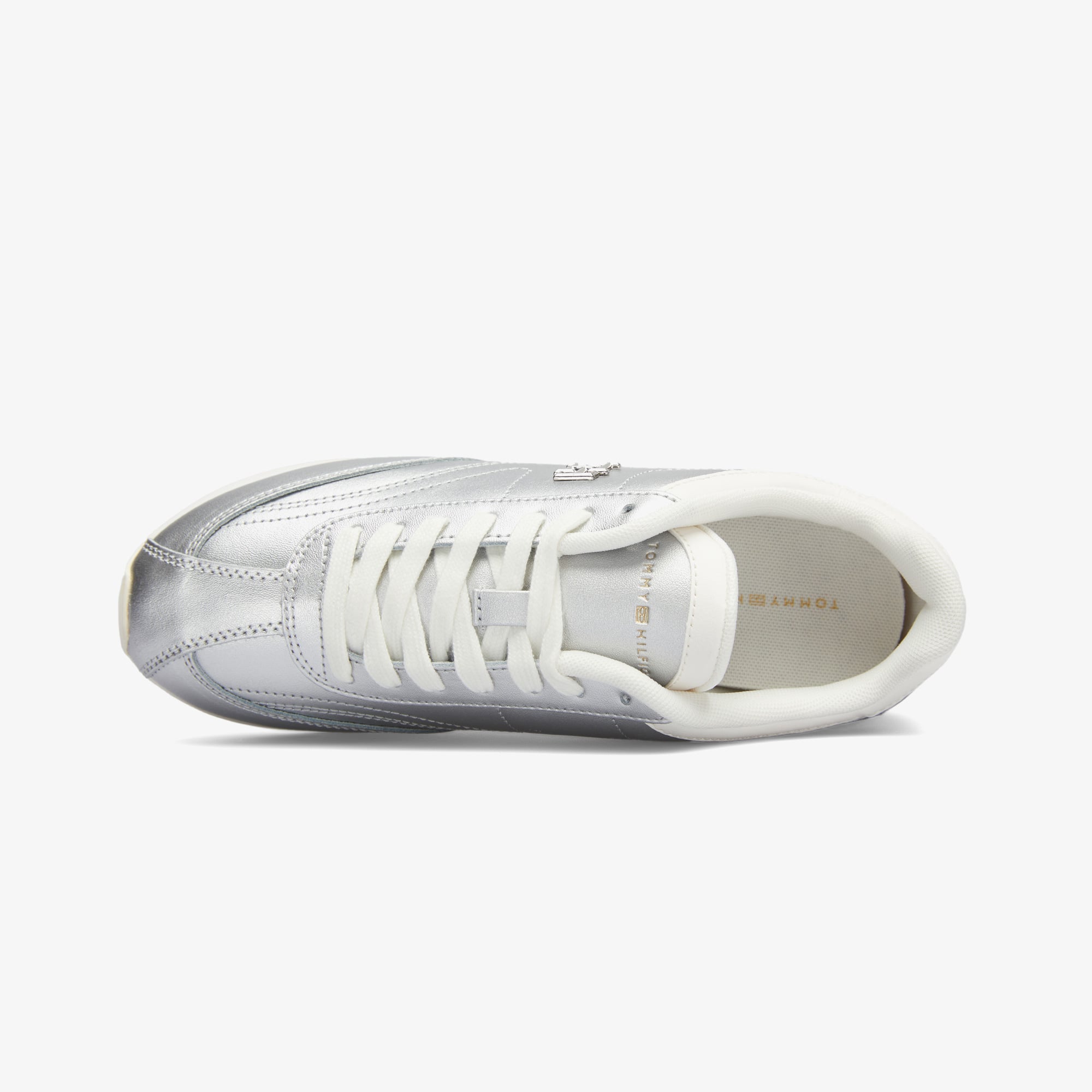 Tommy Hilfiger Tommy Hilfiger Herıtage Runner Metallıcs Kadın Gri Spor Ayakkabı Sneaker | FashFed Gri - 5. görsel