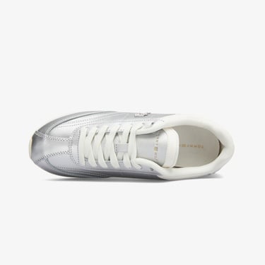  Tommy Hilfiger Herıtage Runner Metallıcs Kadın Gri Spor Ayakkabı