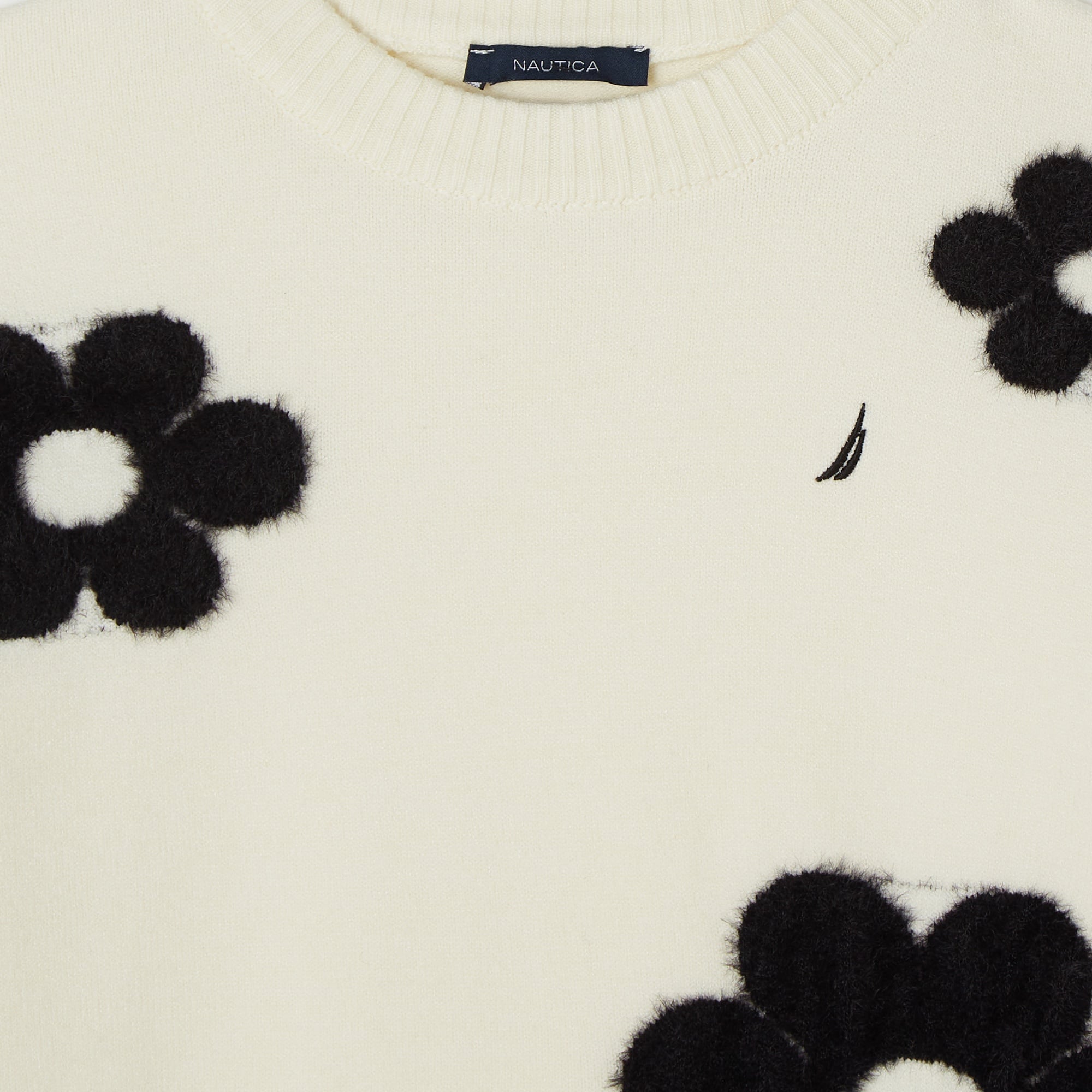 Nautica Kız Çocuk Kırık Beyaz Triko