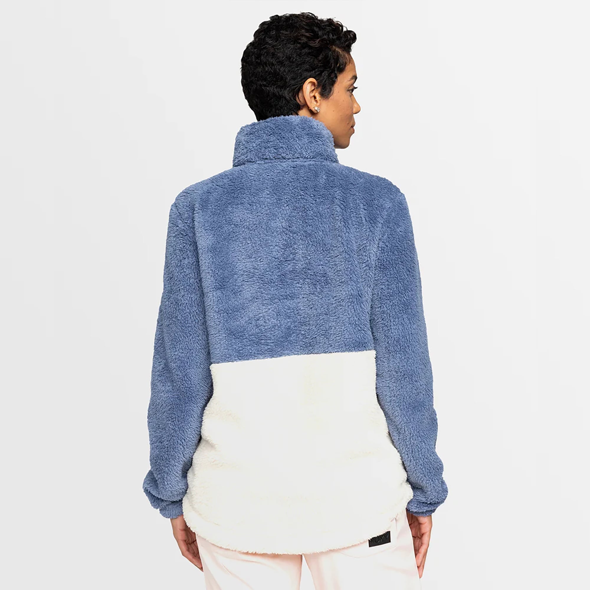 Roxy Alabama Mock Neck Kadın Mavi Polar Üst