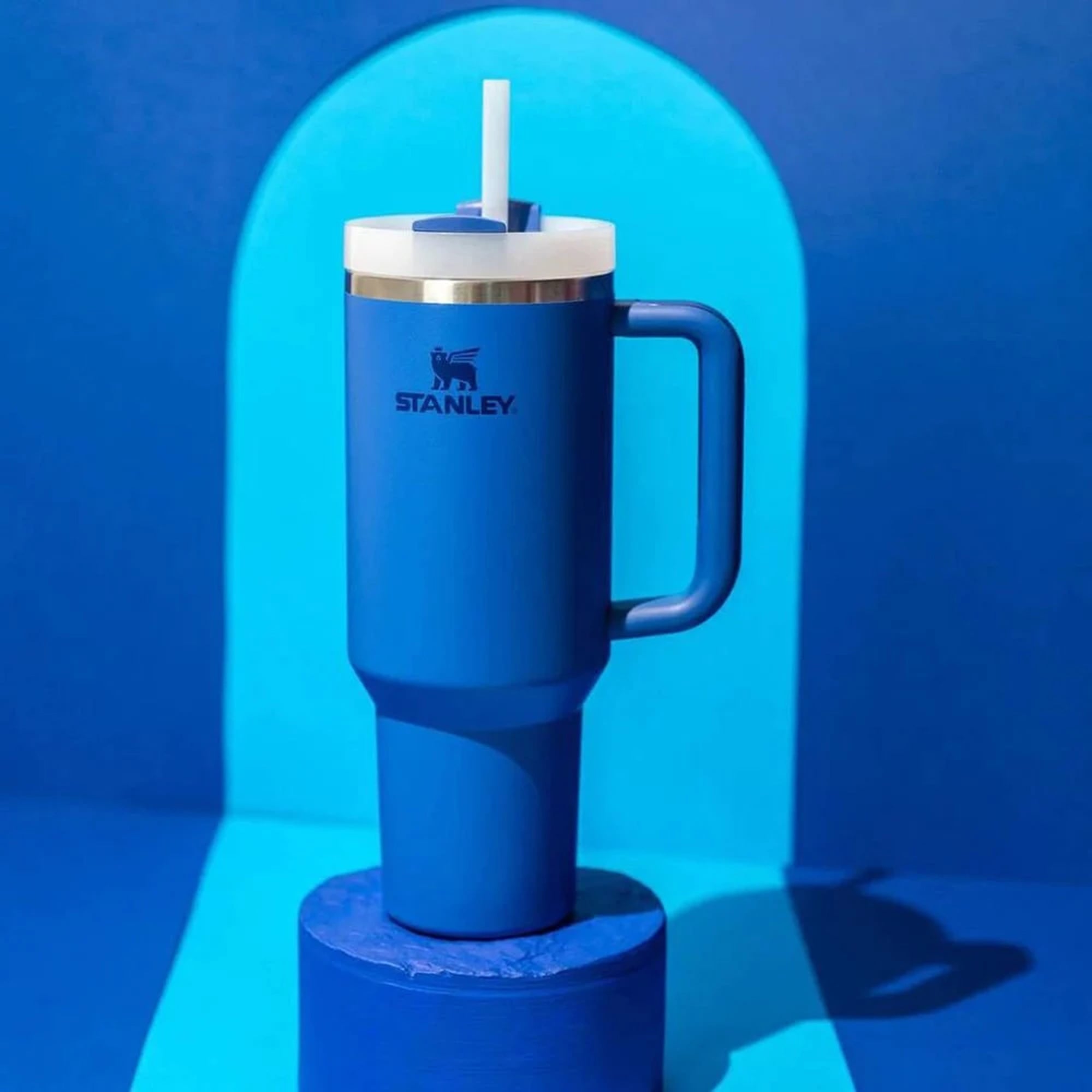 Stanley Quencher 1.18L Pipetli Unisex Mavi Termos