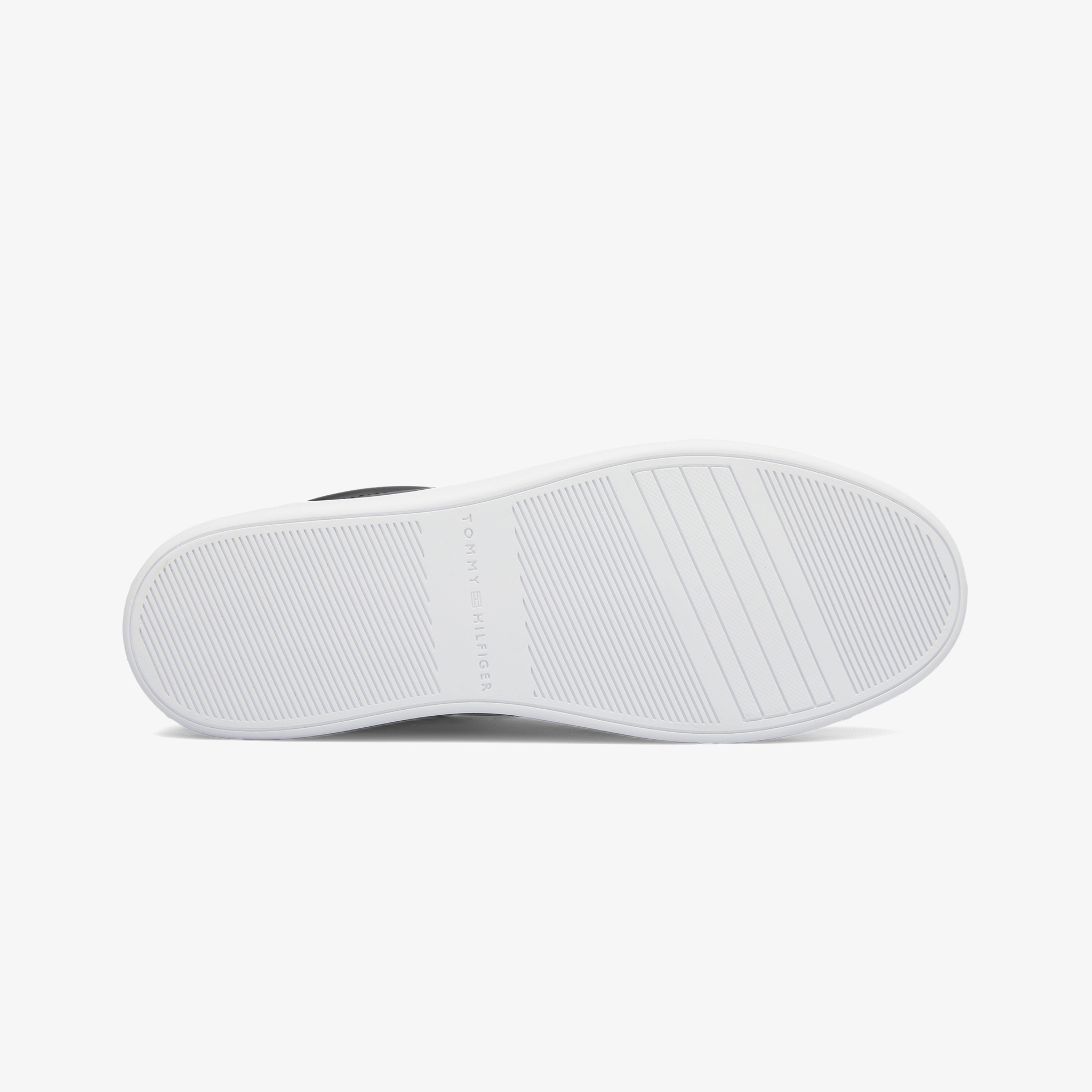 Tommy Hilfiger Elevated Essent Sneaker Monogram Kadın Siyah Spor Ayakkabı