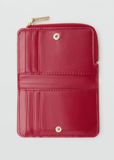  Mango Kadın Timsah Derisi Görünümlü Cüzdan Kirmizi