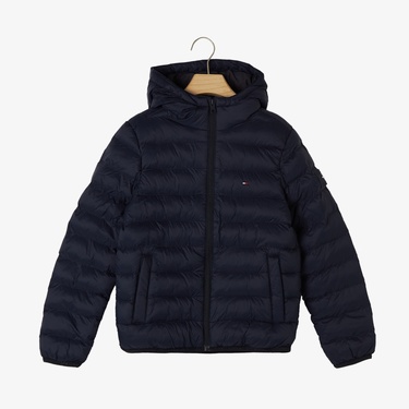  Tommy Hilfiger Lightweight Çocuk Lacivert Puffer Mont