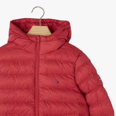  Tommy Hilfiger Lightweight Çocuk Kırmızı Mont