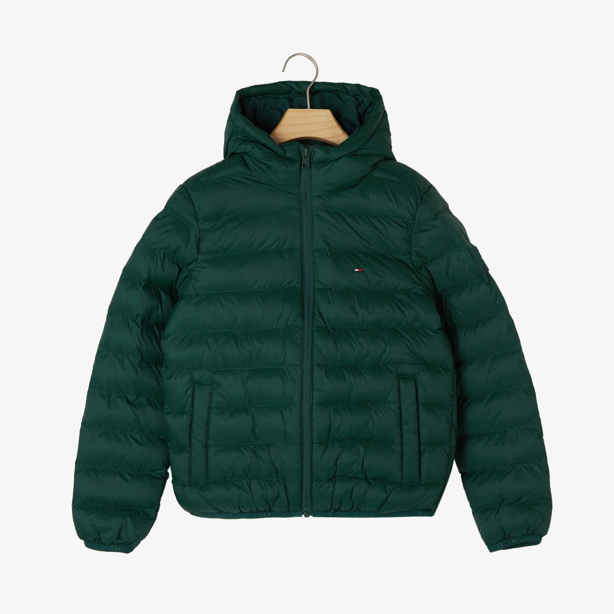 Tommy Hilfiger Lightweight Çocuk Yeşil Ceket