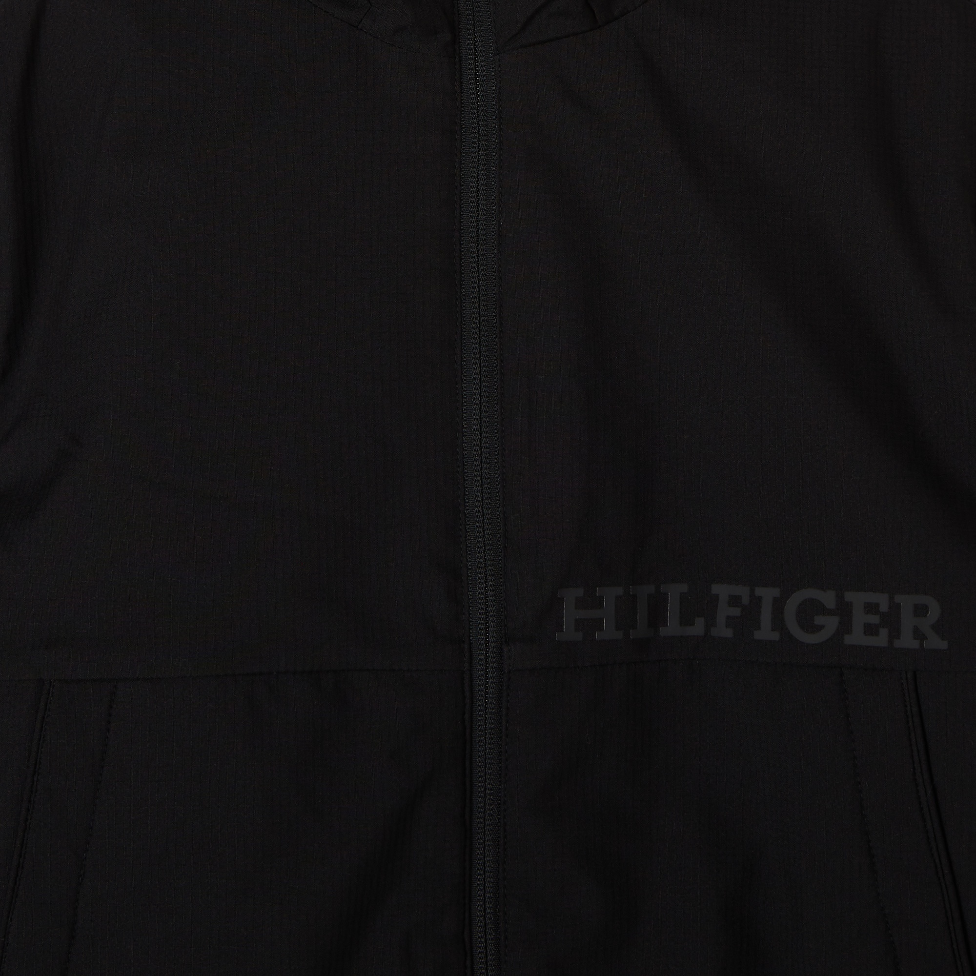 Tommy Hilfiger Light Padded Ribstop Çocuk Siyah Ceket