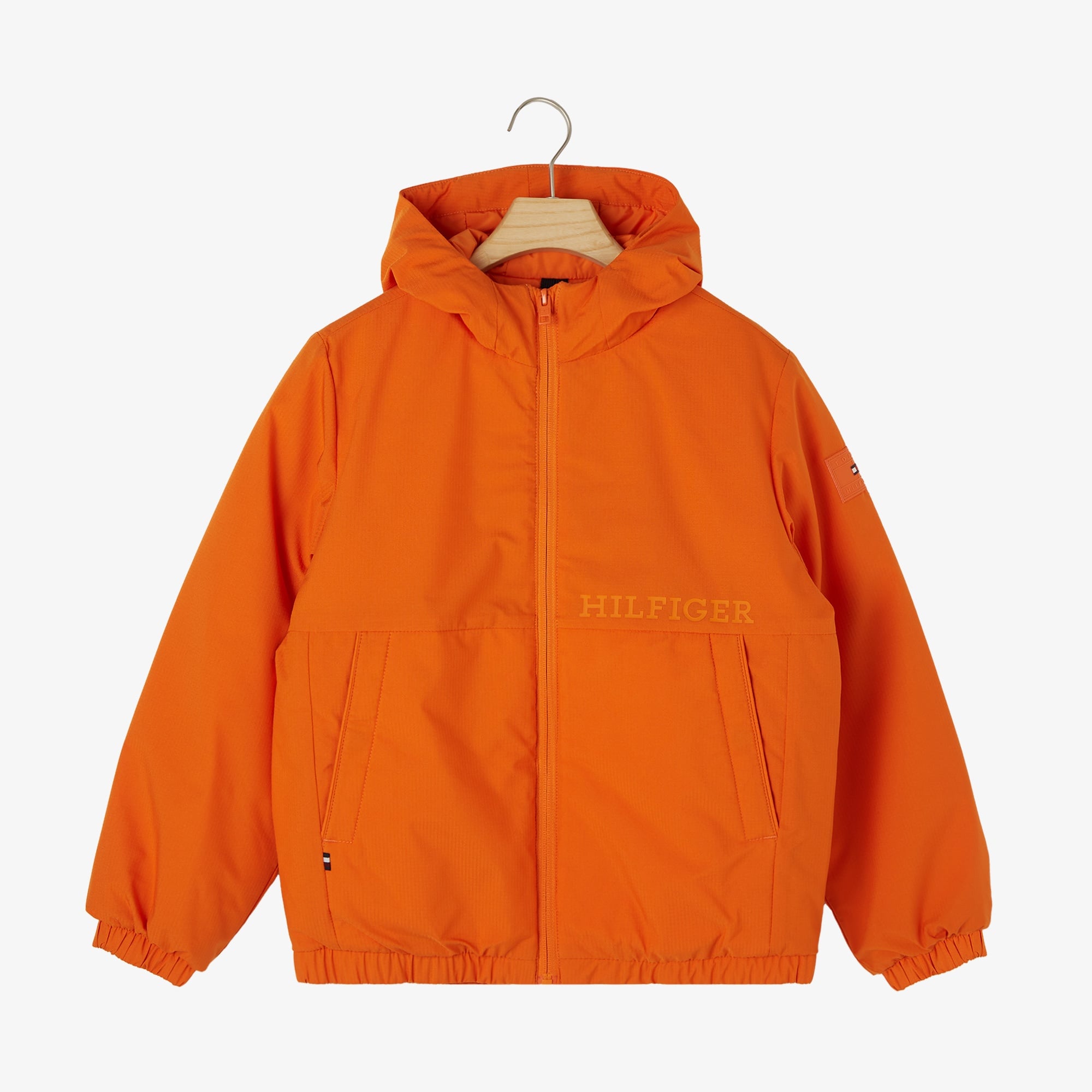 Tommy Hilfiger Light Padded Ribstop Çocuk Turuncu Ceket