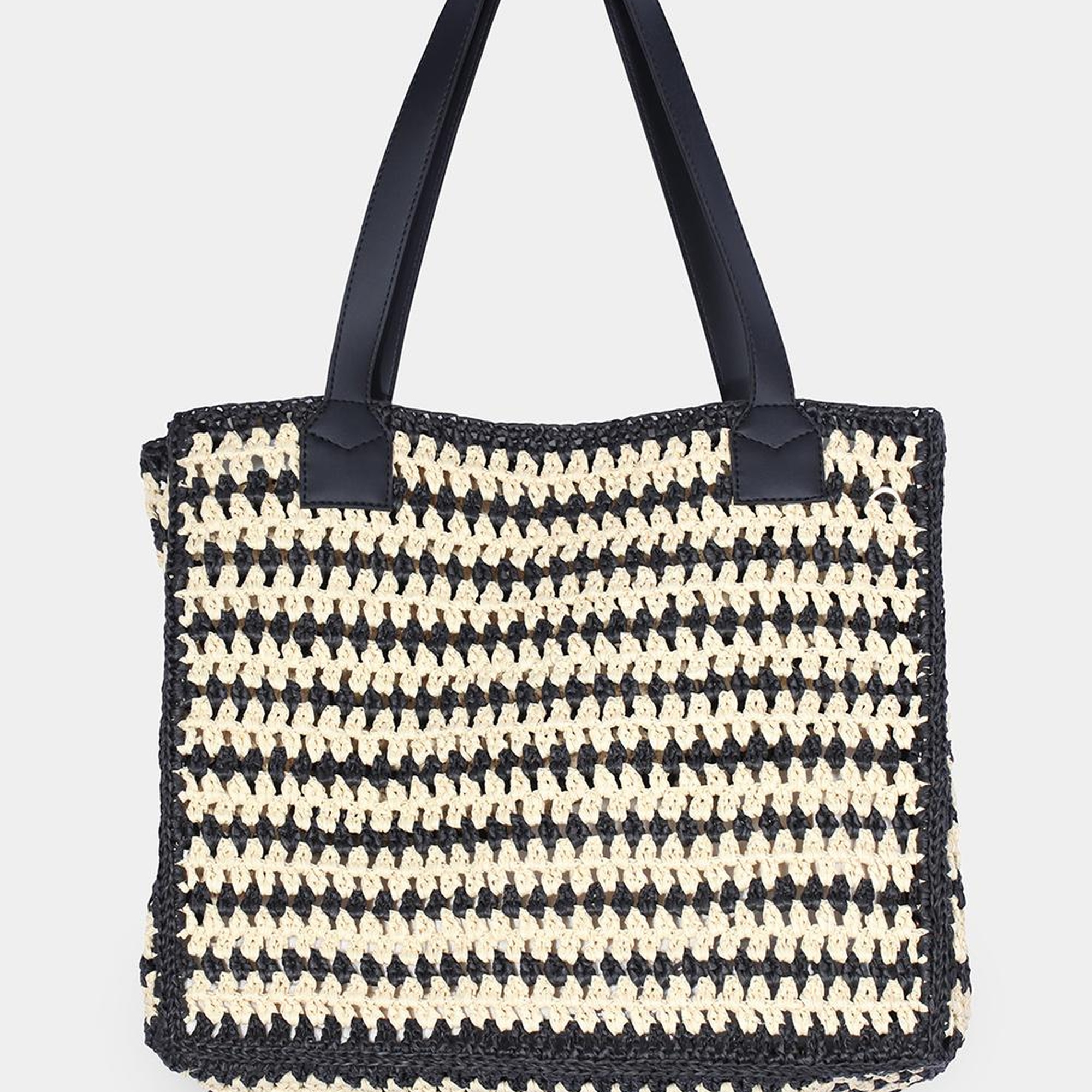 Siyah Beyaz Renk Kadın Çanta