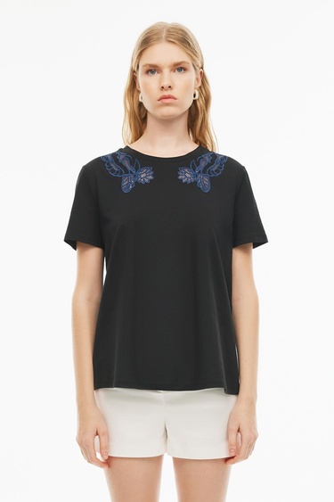  Kelins Siyah Renk Kadın Tişört