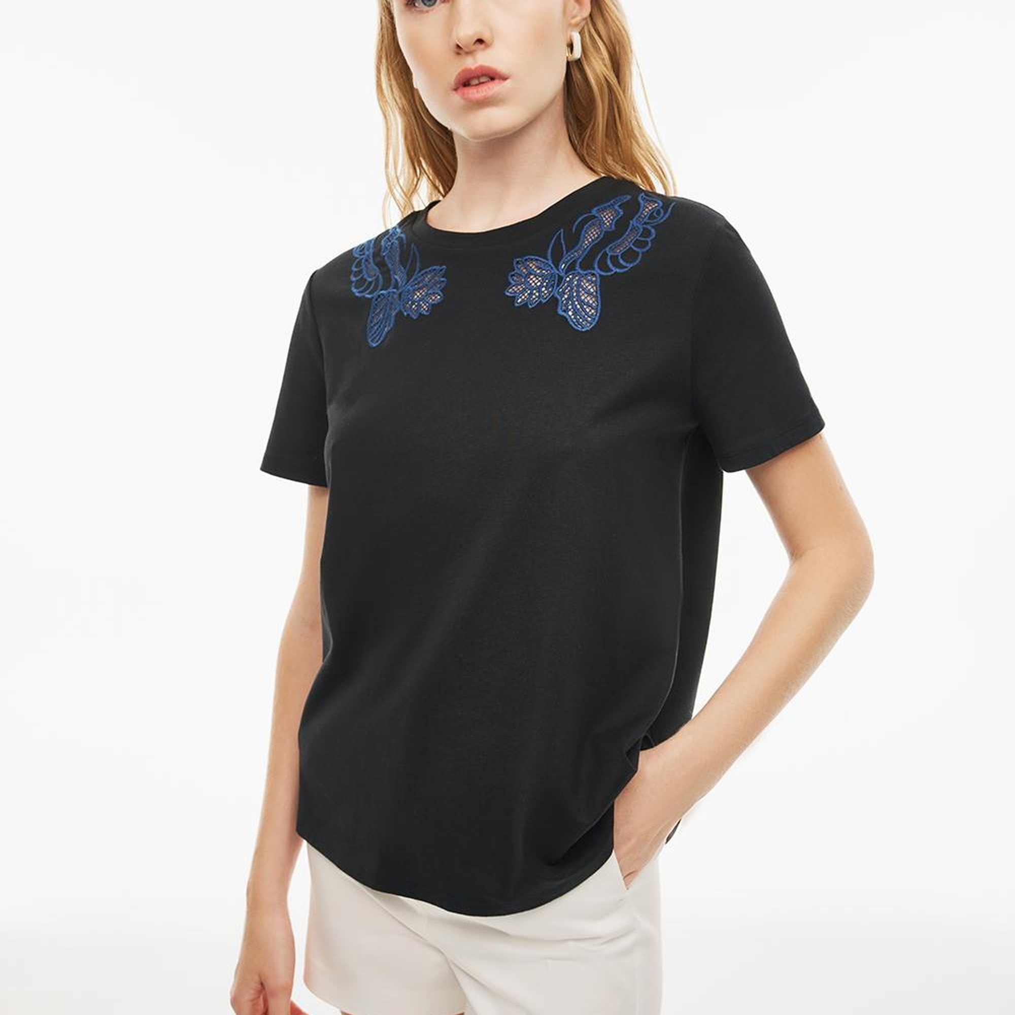 Kelins Siyah Renk Kadın Tişört