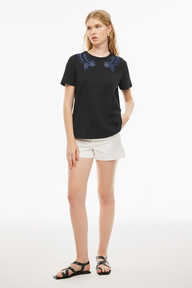  Kelins Siyah Renk Kadın Tişört