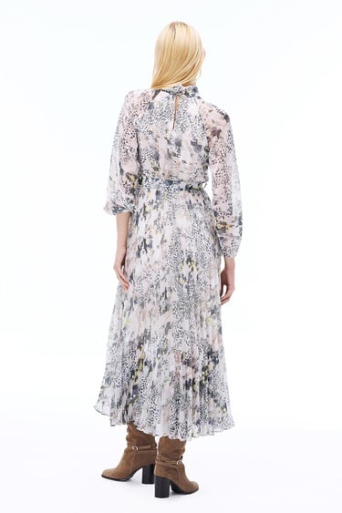  Yoryu Mini Boy Takma Kol Çok Renkli Elbise