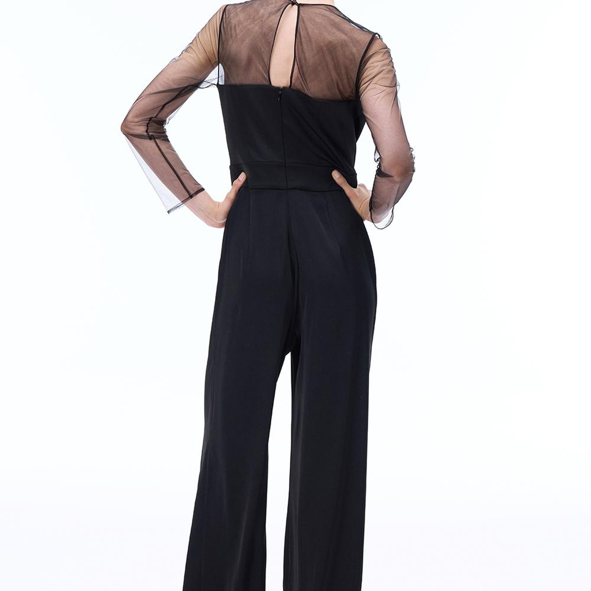 Arians Regular Fit Standart Boy Takma Kol Bisiklet Yaka Siyah Tulum