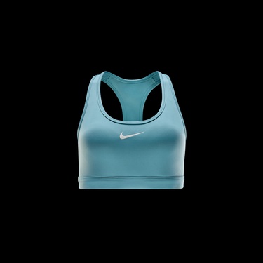  Nike Swoosh Medium Support Kadın Mavi Bra