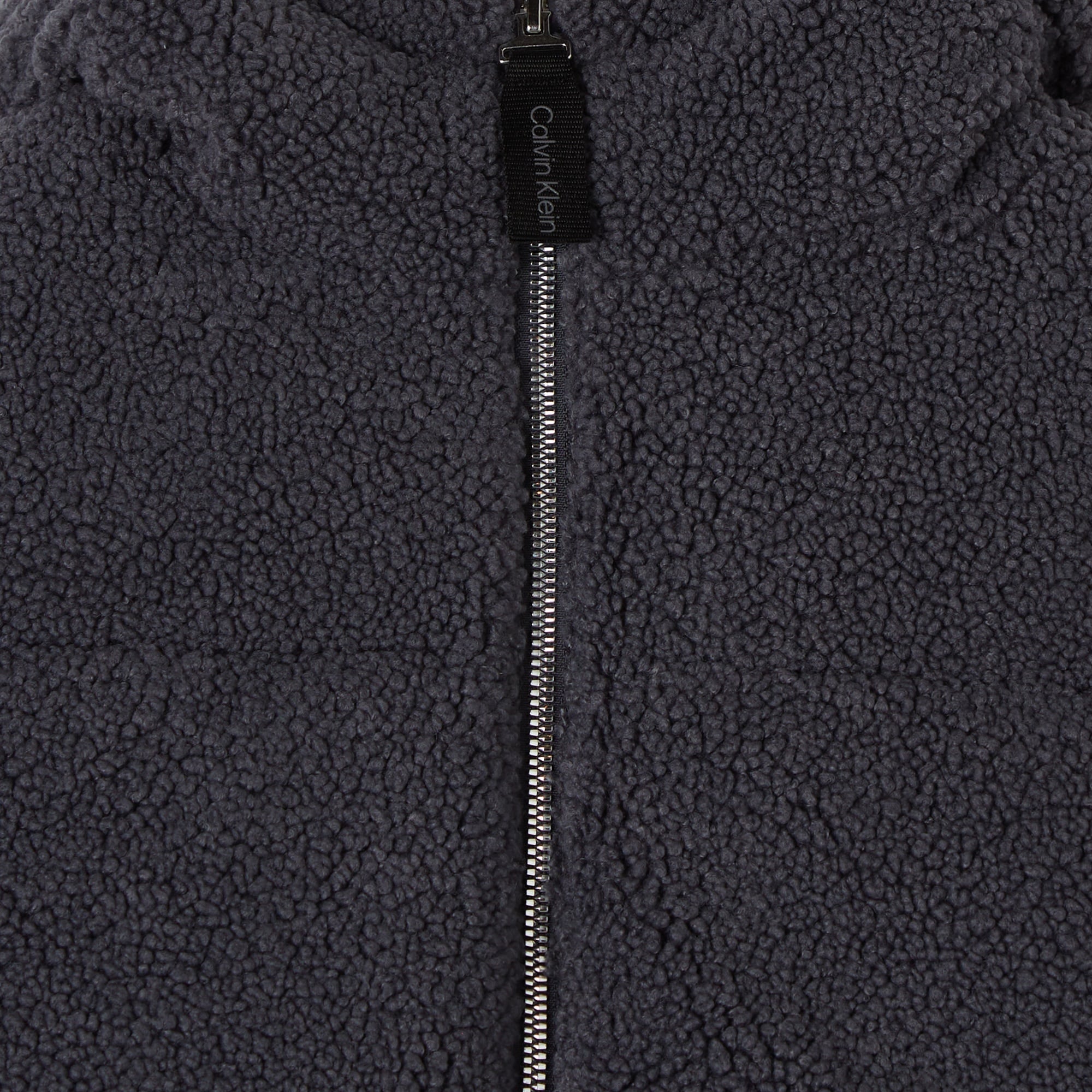 Calvin Klein Jeans Teddy Hooded Puffer Çocuk Siyah Mont