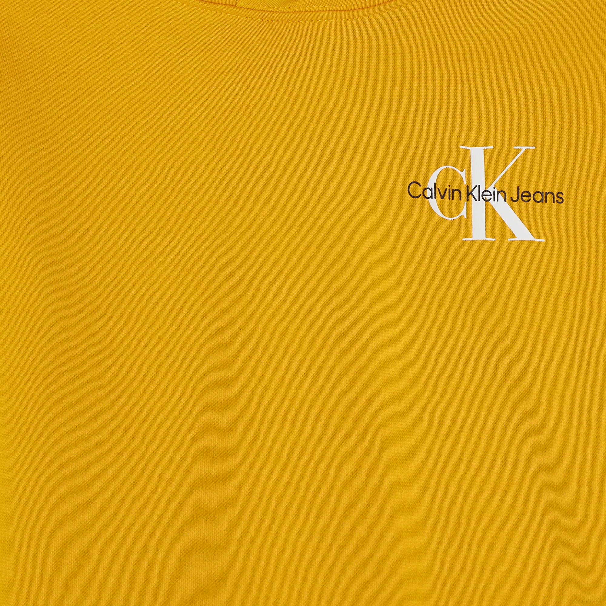 Calvin Klein Jeans Small Monogram Çocuk Sarı Hoodie