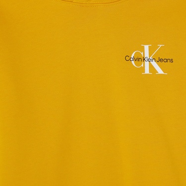  Calvin Klein Jeans Small Monogram Çocuk Sarı Hoodie