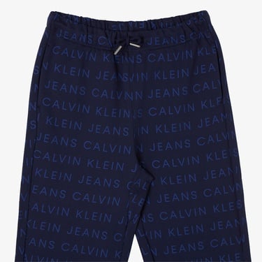  Calvin Klein Jeans Aop Jogger Çocuk Mavi Eşofman Altı