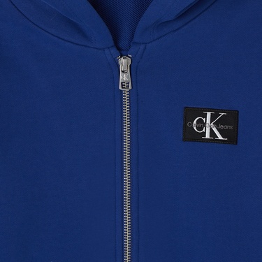  Calvin Klein Jeans Badge Zip-Through Çocuk Lacivert Hoodie