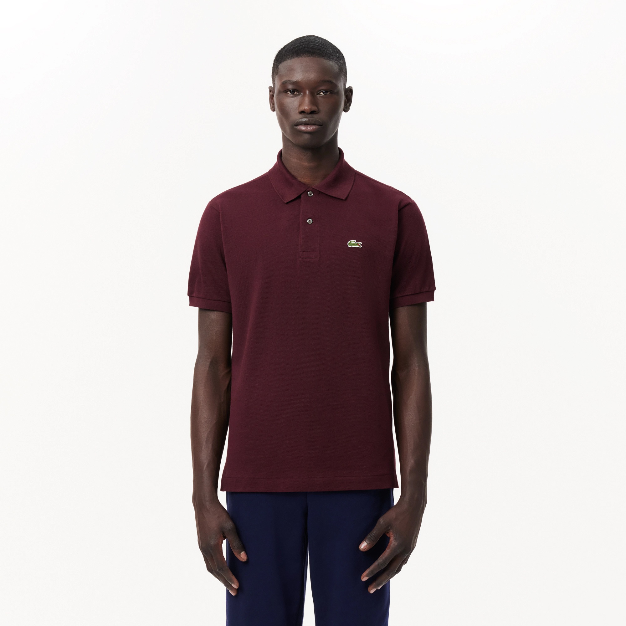 Lacoste Erkek L1212 Classic Fit Kahverengi Polo