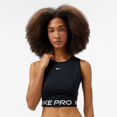  Nike Pro Dri-Fit 365 Kadın Siyah Crop T-Shirt