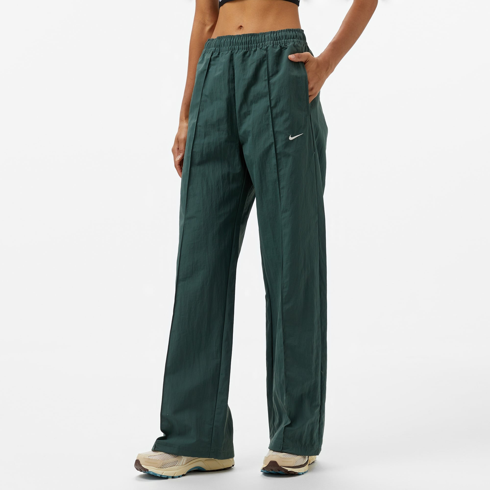 Nike Sportswear Everything Wovens Kadın Yeşil Eşofman Altı