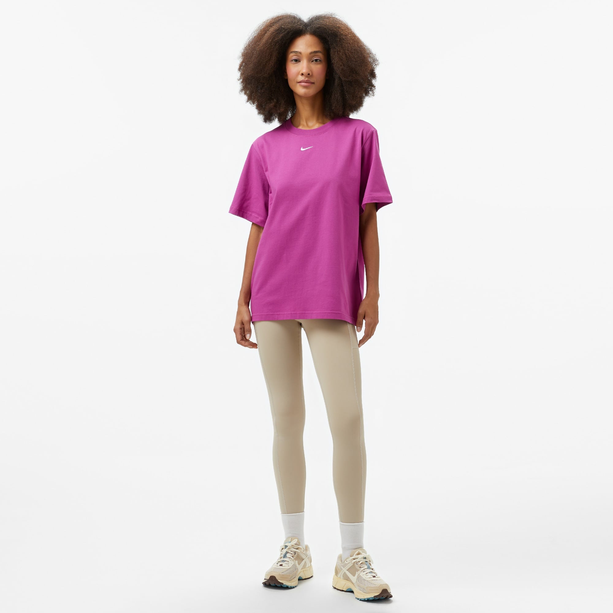 Nike Sportswear M90 Kadın Mor T-Shirt