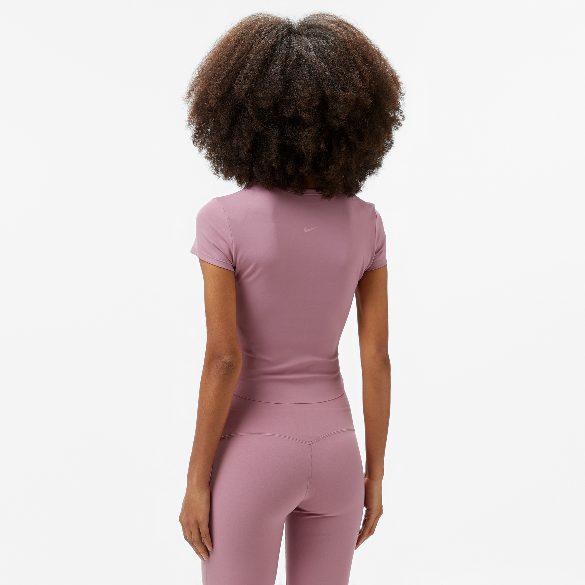 Nike Dri-Fit Zenvy Kadın Mor T-Shirt