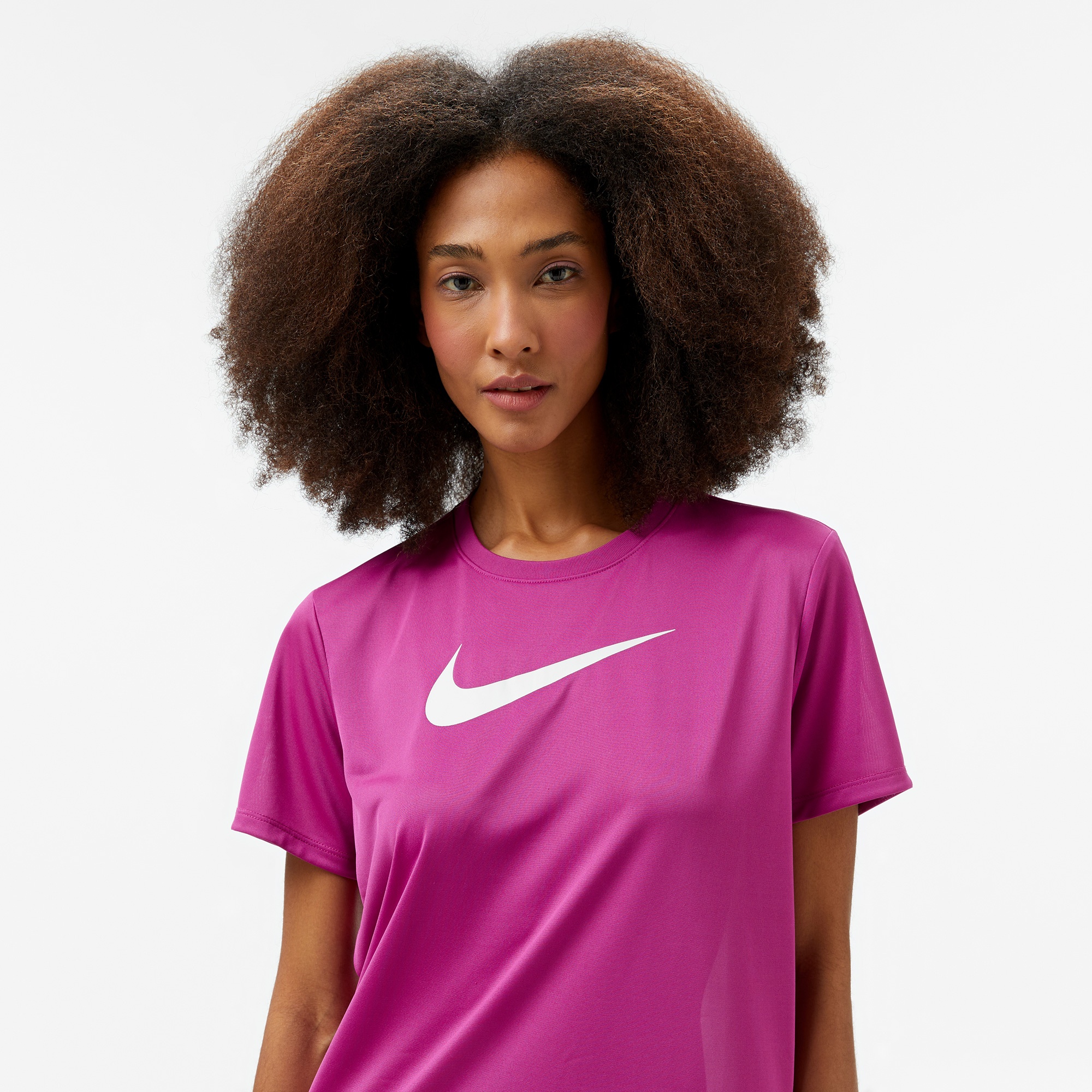 Nike Dri-Fit Kadın Mor T-Shirt