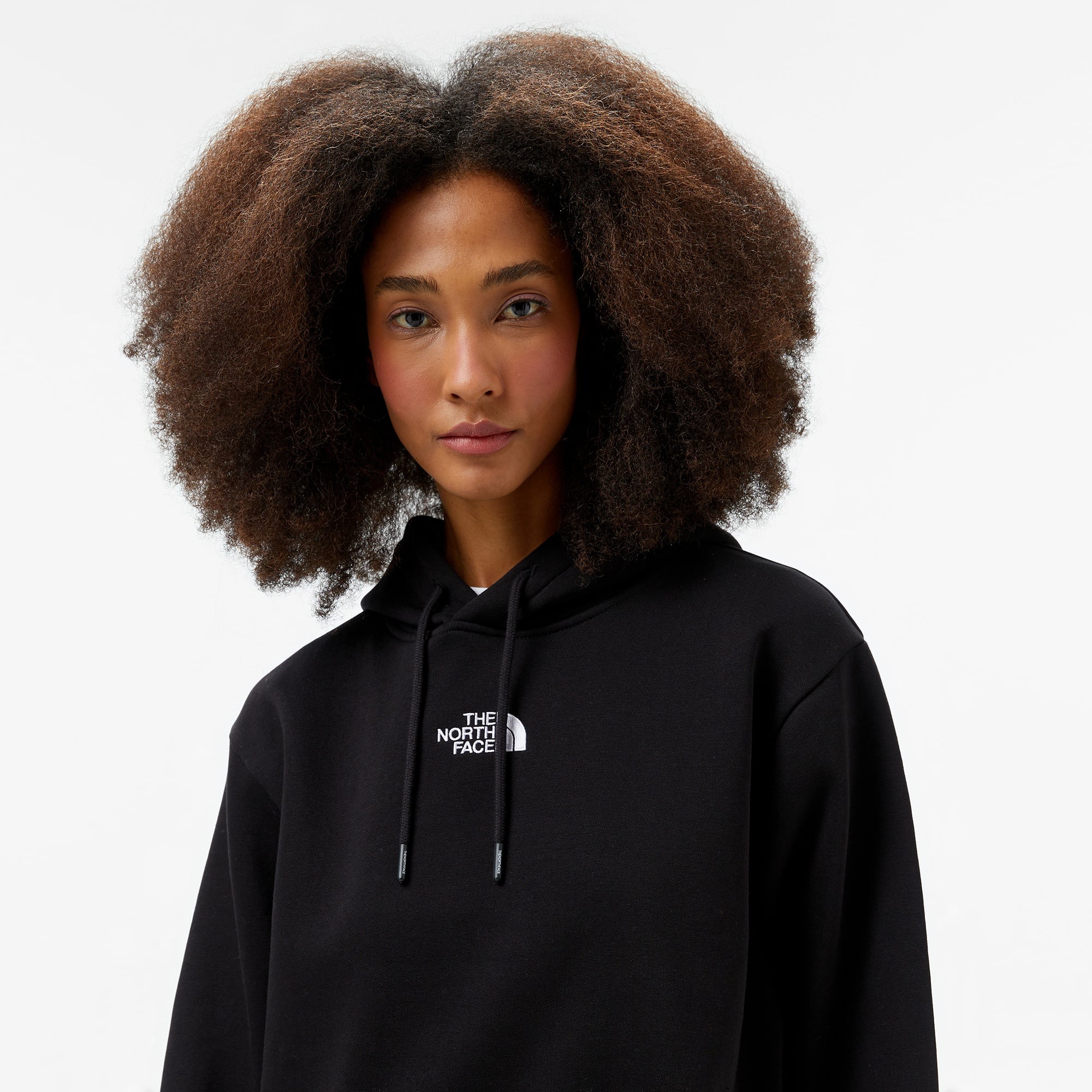 The North Face Essential Crop Kadın Siyah Sweatshirt