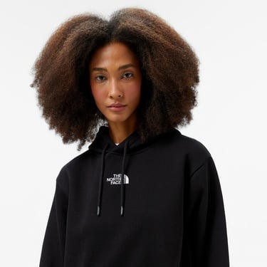  The North Face Essential Crop Kadın Siyah Sweatshirt