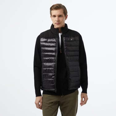  Nautica Erkek Siyah Çift Taraflı Yelek