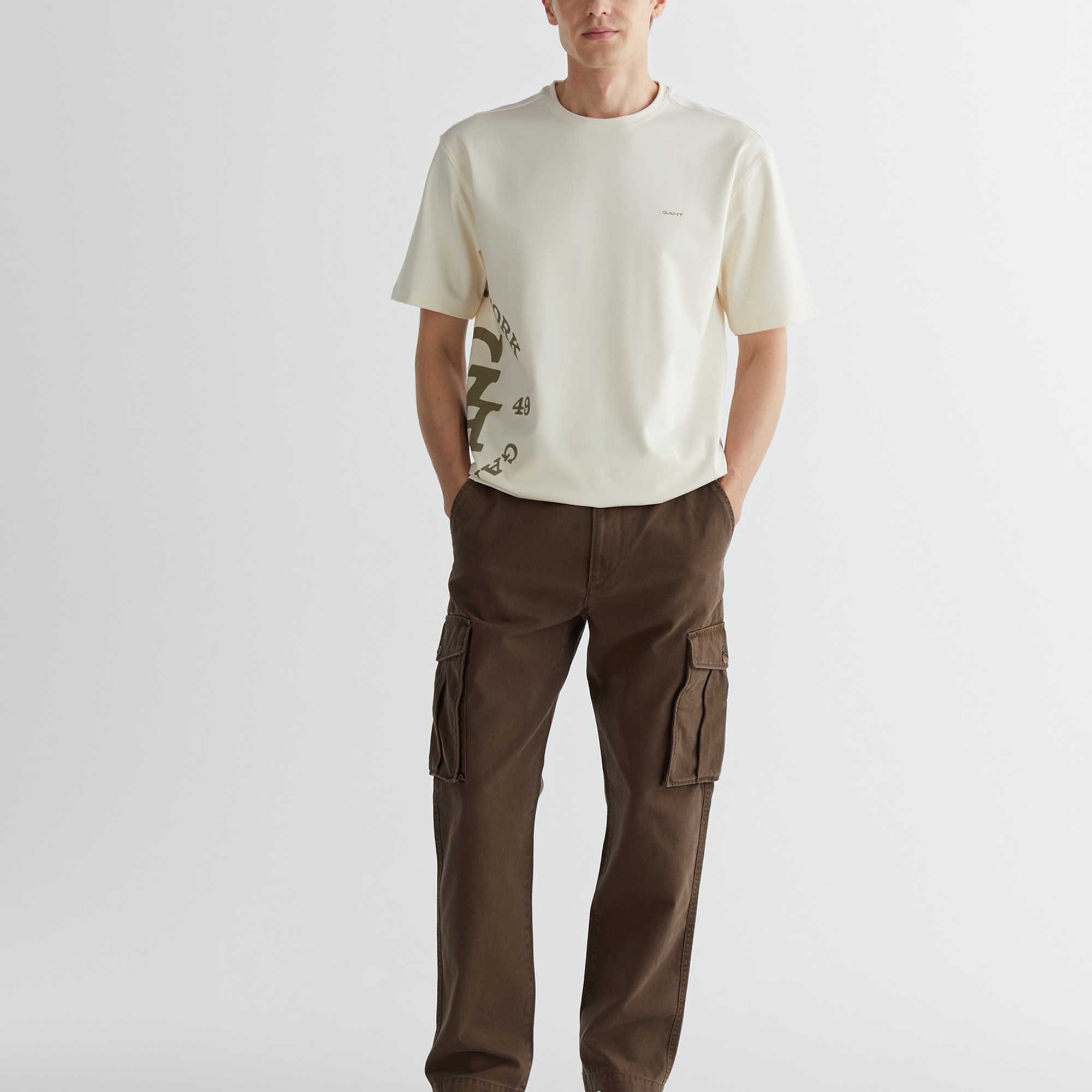 GANT Erkek Yeşil Relaxed Fit Pantolon