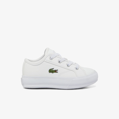  Lacoste Backcourt Çocuk Beyaz Sneaker