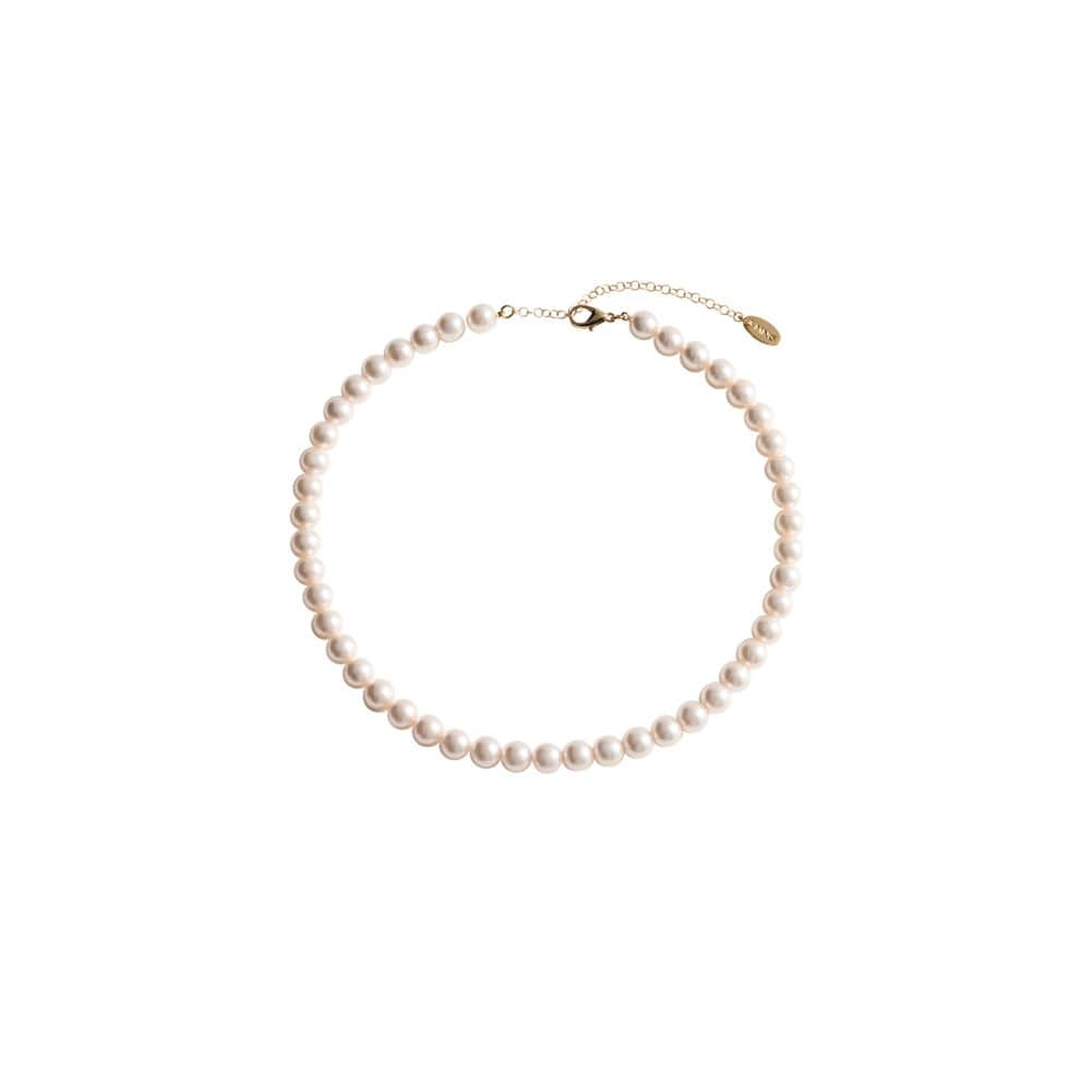 Mango Kadın Kristal Inci Kolye Beyaz