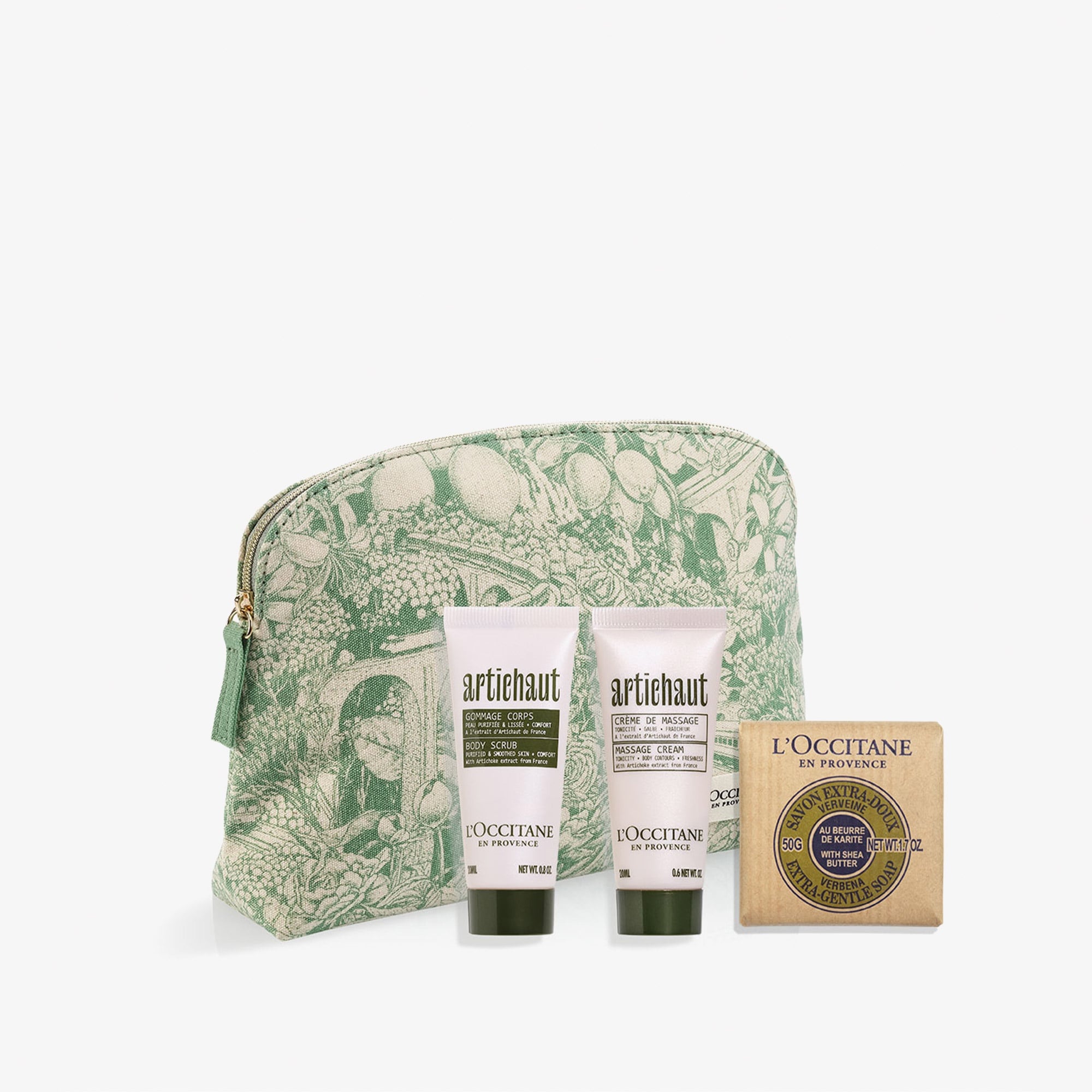 L'Occitane Artichoke Body Care Bag - Enginar Vücut Bakım Çantası