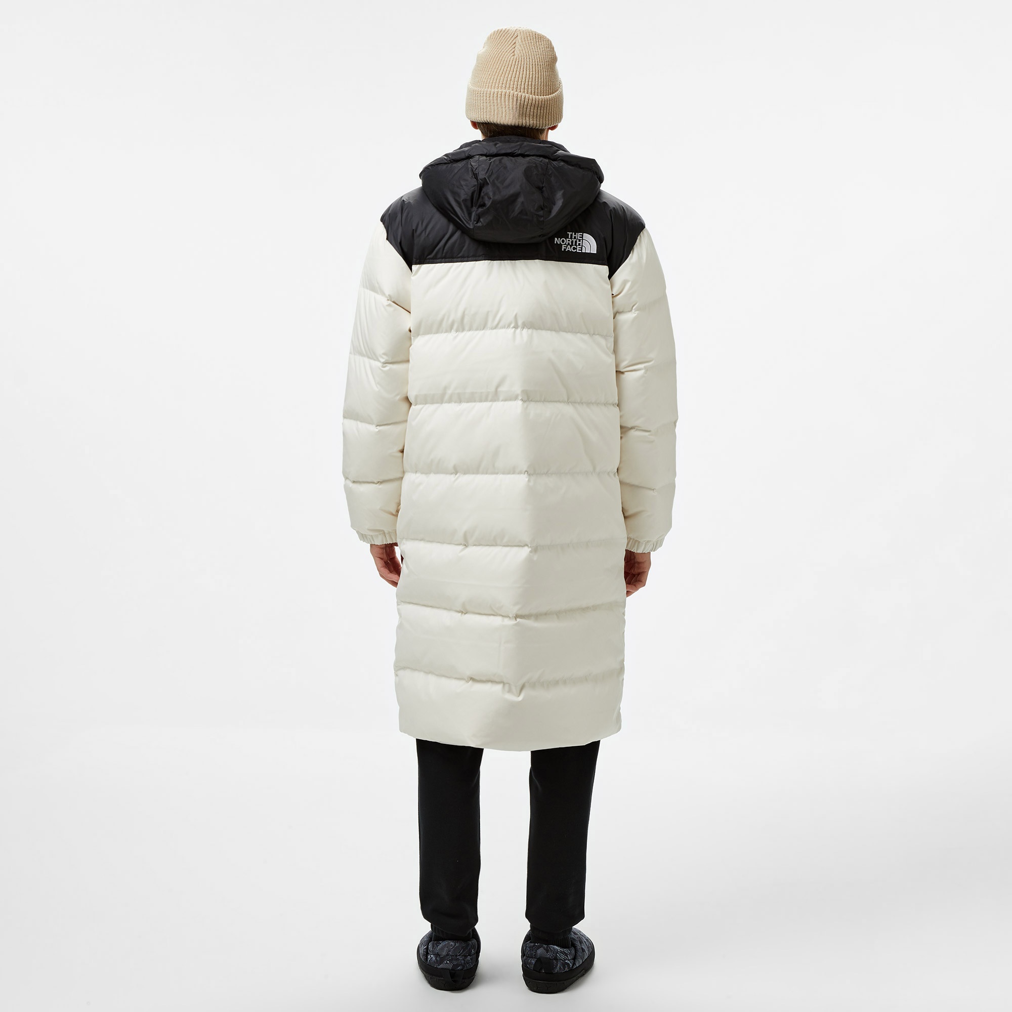 The North Face Nuptse Parka Erkek Beyaz Ceket