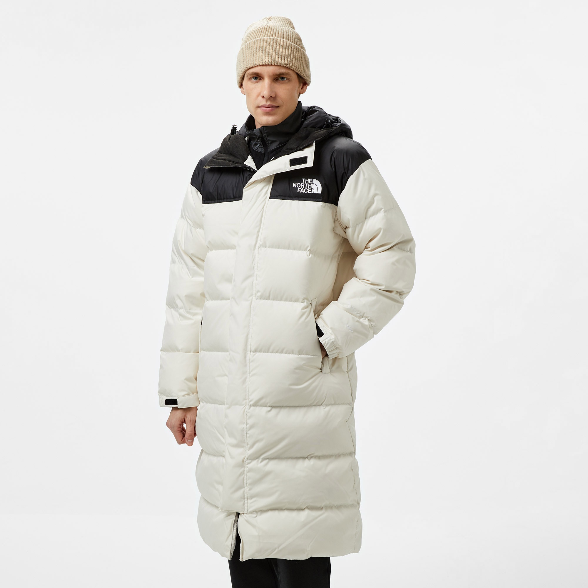 The North Face Nuptse Parka Erkek Beyaz Ceket